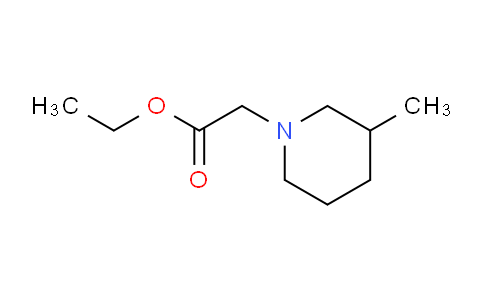 CAS No. 891425-76-6, Ethyl 2-(3-methylpiperidin-1-yl)acetate