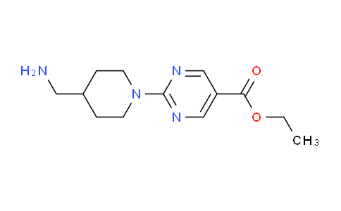 CAS No. 603954-49-0, Ethyl 2-(4-(aminomethyl)piperidin-1-yl)pyrimidine-5-carboxylate