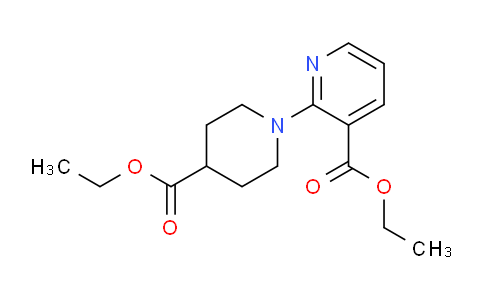 CAS No. 1185291-71-7, Ethyl 2-(4-(ethoxycarbonyl)piperidin-1-yl)nicotinate
