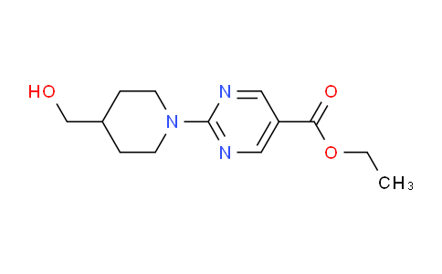 CAS No. 875318-46-0, Ethyl 2-(4-(hydroxymethyl)piperidin-1-yl)pyrimidine-5-carboxylate