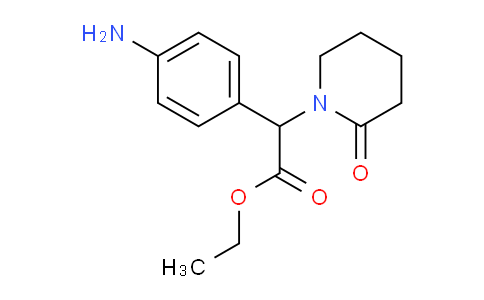CAS No. 886496-68-0, Ethyl 2-(4-aminophenyl)-2-(2-oxopiperidin-1-yl)acetate