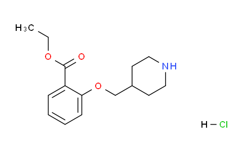 CAS No. 1219979-32-4, Ethyl 2-(piperidin-4-ylmethoxy)benzoate hydrochloride