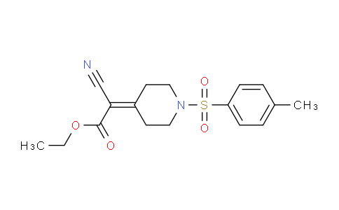 CAS No. 58664-74-7, Ethyl 2-cyano-2-(1-tosylpiperidin-4-ylidene)acetate