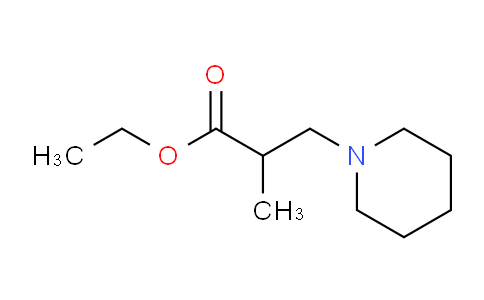 CAS No. 25715-41-7, Ethyl 2-methyl-3-(piperidin-1-yl)propanoate