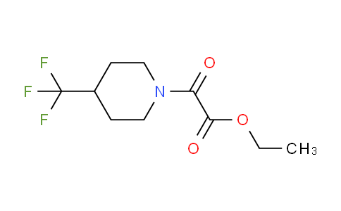 CAS No. 1017782-87-4, Ethyl 2-oxo-2-(4-(trifluoromethyl)piperidin-1-yl)acetate