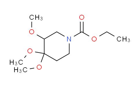 CAS No. 83863-73-4, Ethyl 3,4,4-trimethoxypiperidine-1-carboxylate