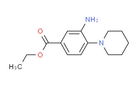 CAS No. 71254-74-5, Ethyl 3-amino-4-(piperidin-1-yl)benzoate