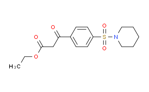 CAS No. 1403564-58-8, Ethyl 3-oxo-3-(4-(piperidin-1-ylsulfonyl)phenyl)propanoate