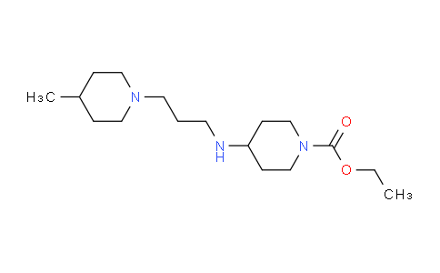 CAS No. 1119451-19-2, Ethyl 4-((3-(4-methylpiperidin-1-yl)propyl)amino)piperidine-1-carboxylate
