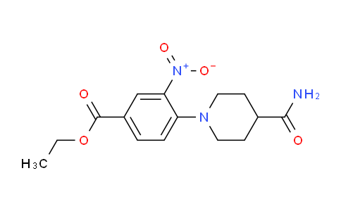 CAS No. 942474-60-4, Ethyl 4-(4-Carbamoylpiperidin-1-yl)-3-nitrobenzoate