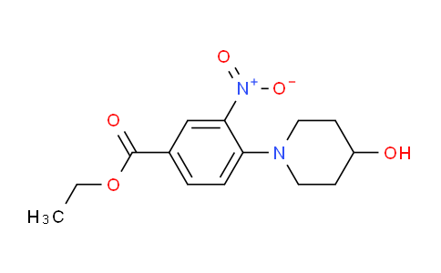CAS No. 942474-80-8, Ethyl 4-(4-hydroxypiperidin-1-yl)-3-nitrobenzoate
