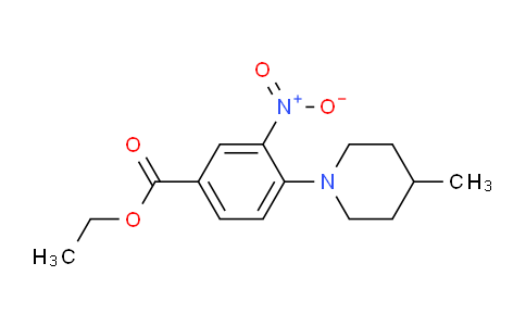 CAS No. 942474-47-7, Ethyl 4-(4-methylpiperidin-1-yl)-3-nitrobenzoate