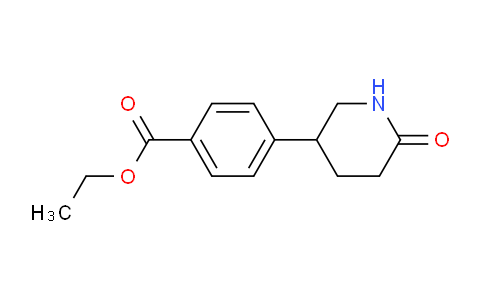 CAS No. 281233-72-5, Ethyl 4-(6-oxopiperidin-3-yl)benzoate
