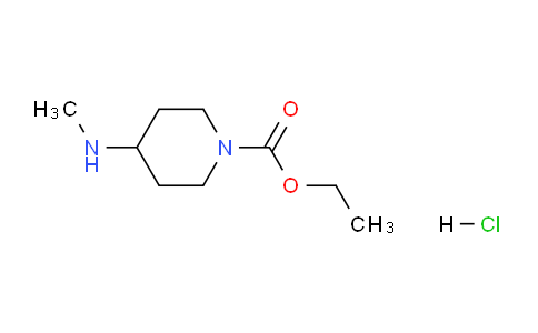 CAS No. 161858-53-3, Ethyl 4-(methylamino)piperidine-1-carboxylate hydrochloride
