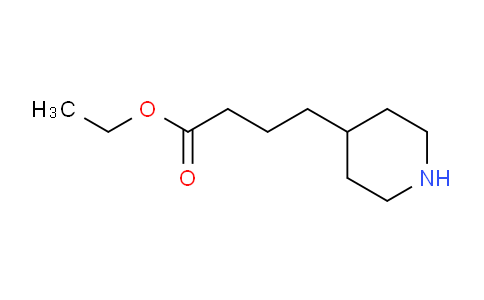 CAS No. 91370-63-7, Ethyl 4-(piperidin-4-yl)butanoate