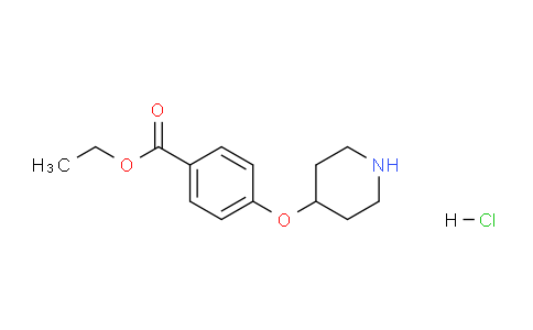 CAS No. 950649-15-7, Ethyl 4-(piperidin-4-yloxy)benzoate hydrochloride
