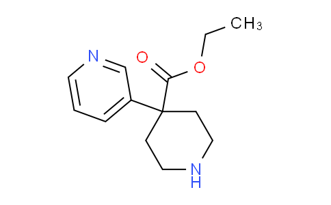 CAS No. 1191123-72-4, Ethyl 4-(pyridin-3-yl)piperidine-4-carboxylate
