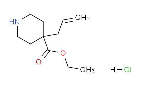 CAS No. 1186663-51-3, Ethyl 4-allylpiperidine-4-carboxylate hydrochloride