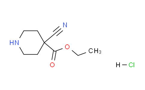 CAS No. 123730-64-3, Ethyl 4-cyanopiperidine-4-carboxylate hydrochloride