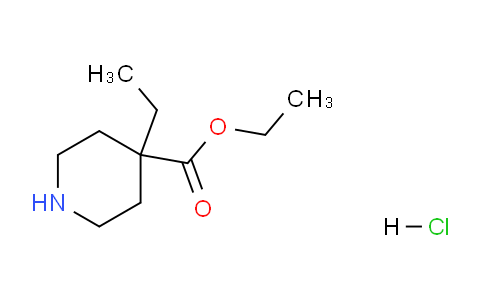 CAS No. 874365-39-6, Ethyl 4-Ethyl-4-piperidinecarboxylate Hydrochloride