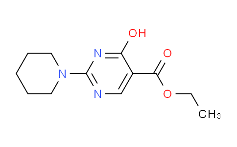 CAS No. 25693-43-0, Ethyl 4-hydroxy-2-(piperidin-1-yl)pyrimidine-5-carboxylate