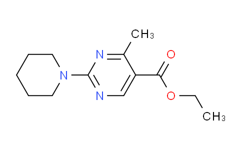 CAS No. 100451-18-1, Ethyl 4-Methyl-2-(piperidin-1-yl)pyrimidine-5-carboxylate