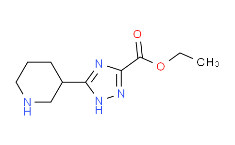CAS No. 1516100-52-9, Ethyl 5-(piperidin-3-yl)-1H-1,2,4-triazole-3-carboxylate