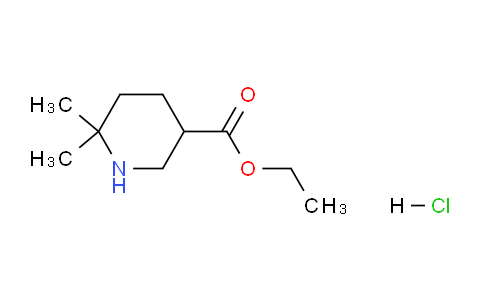CAS No. 1427502-06-4, Ethyl 6,6-dimethylpiperidine-3-carboxylate hydrochloride