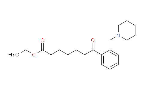 CAS No. 898773-97-2, Ethyl 7-oxo-7-[2-(piperidinomethyl)phenyl]heptanoate