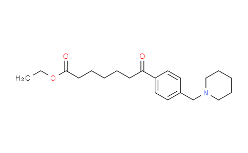 CAS No. 898775-85-4, Ethyl 7-oxo-7-[4-(piperidinomethyl)phenyl]heptanoate