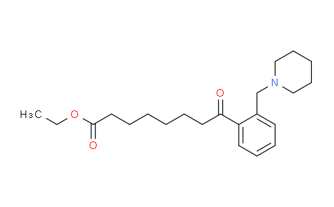 CAS No. 898773-99-4, Ethyl 8-oxo-8-[2-(piperidinomethyl)phenyl]octanoate