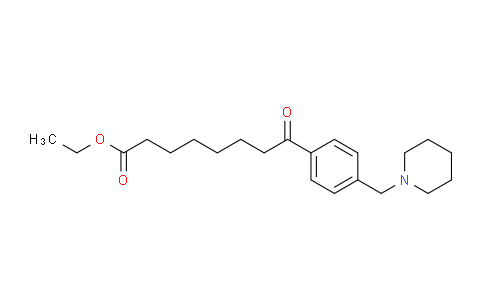 CAS No. 898775-87-6, Ethyl 8-oxo-8-[4-(piperidinomethyl)phenyl]octanoate