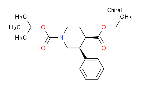CAS No. 1027710-05-9, Ethyl cis-N-Boc-3-phenylpiperidine-4-carboxylate