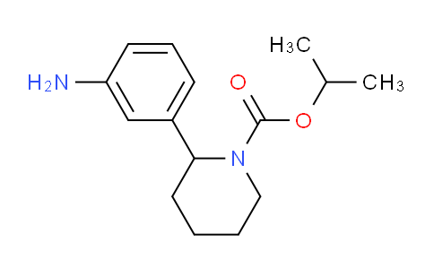 CAS No. 1956383-41-7, Isopropyl 2-(3-aminophenyl)piperidine-1-carboxylate