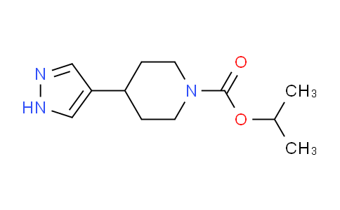 CAS No. 1245645-53-7, Isopropyl 4-(1H-pyrazol-4-yl)piperidine-1-carboxylate