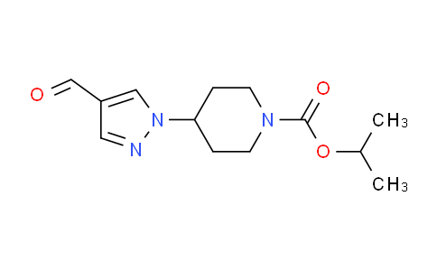 CAS No. 1184917-75-6, Isopropyl 4-(4-formylpyrazol-1-yl)piperidine-1-carboxylate