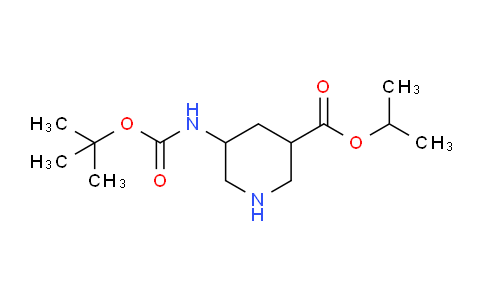 CAS No. 1707583-08-1, Isopropyl 5-((tert-butoxycarbonyl)amino)piperidine-3-carboxylate