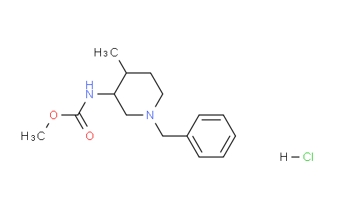 CAS No. 1206824-67-0, Methyl (1-benzyl-4-methylpiperidin-3-yl)carbamate hydrochloride