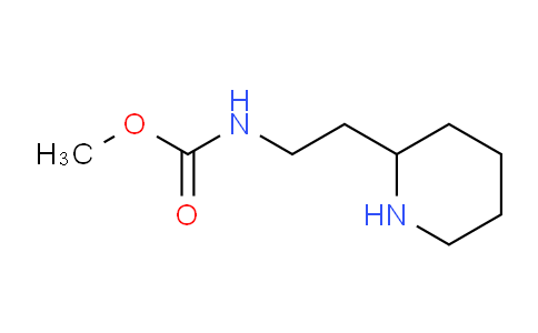 CAS No. 893752-54-0, Methyl (2-(piperidin-2-yl)ethyl)carbamate