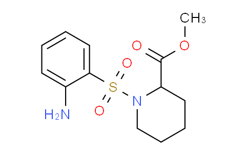 CAS No. 1290784-19-8, Methyl 1-((2-aminophenyl)sulfonyl)piperidine-2-carboxylate