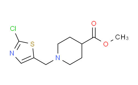 CAS No. 454473-62-2, Methyl 1-((2-chlorothiazol-5-yl)methyl)piperidine-4-carboxylate