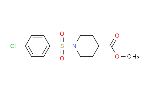 CAS No. 331828-48-9, Methyl 1-((4-chlorophenyl)sulfonyl)piperidine-4-carboxylate