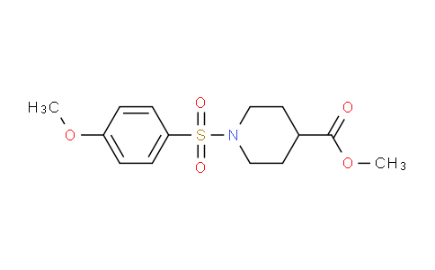 CAS No. 349622-40-8, Methyl 1-((4-methoxyphenyl)sulfonyl)piperidine-4-carboxylate