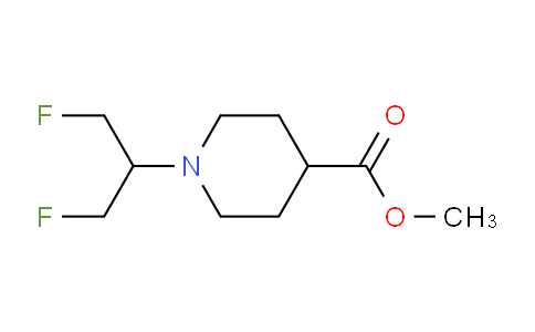 CAS No. 1956311-01-5, Methyl 1-(1,3-difluoropropan-2-yl)piperidine-4-carboxylate