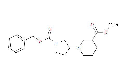 CAS No. 1823246-78-1, Methyl 1-(1-((benzyloxy)carbonyl)pyrrolidin-3-yl)piperidine-3-carboxylate