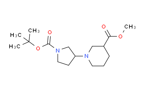 CAS No. 1824267-04-0, Methyl 1-(1-(tert-butoxycarbonyl)pyrrolidin-3-yl)piperidine-3-carboxylate
