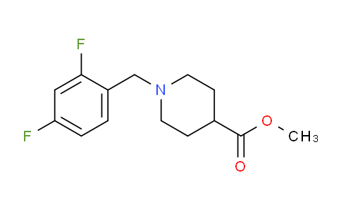 CAS No. 1057274-40-4, Methyl 1-(2,4-difluorobenzyl)piperidine-4-carboxylate