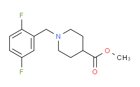 CAS No. 1057273-55-8, Methyl 1-(2,5-difluorobenzyl)piperidine-4-carboxylate