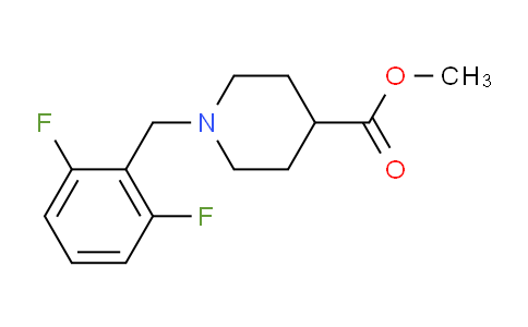 CAS No. 1057273-56-9, Methyl 1-(2,6-difluorobenzyl)piperidine-4-carboxylate