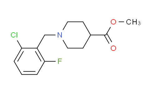 CAS No. 1443346-28-8, Methyl 1-(2-chloro-6-fluorobenzyl)piperidine-4-carboxylate
